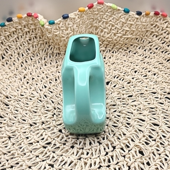 FIESTAWARE HLC Collectible Vintage Retired Sea Mist Mini Disc Pitcher - Picture 4 of 5